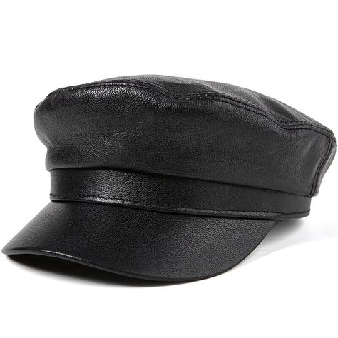 Flat Top Hats, Flat Top Hat, Flat Cap Men, Leather Hat, Cap For Men, Monochrome Color, Leather Hats, Flat Cap, Flats Top