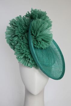 Modern Hat, Mad Hat, Sepang, Ascot Hats, Crazy Hats, Green Hat, Elegant Hats, Fancy Hats, Millinery Hats