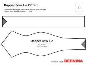 Dapper Bow Tie - pattern piece - WeAllSew Bowtie Diy Pattern, Bowtie Pattern Free For Men, Free Bow Tie Pattern, Bow Tie Pattern Free Printable, Bowtie Pattern Sewing, Sew Bow Tie, How To Sew A Bow Tie, Bow Tie Sewing Pattern, Tie Pattern Free