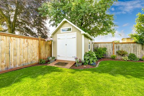 Small Shed, Small Garden Shed, Shed Landscaping, Landscaping Tools, Backyard Storage, Small Sheds, Backyard Sheds, Wooden Sheds, Backyard Shed