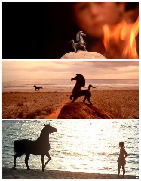 Loved the music from this section of the Black Stallion movie... the music is almost the only thing they got right. :P Black Stallion Movie, The Black Stallion, Horse Movies, Bronze Casting, Deserted Island, Black Stallion, Film Score, Horse Horse, All The Pretty Horses