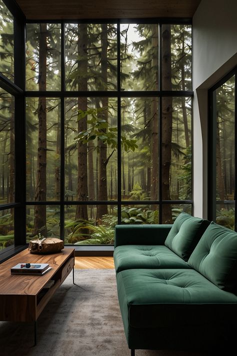 A coazy living room with a forest back 1 Product Design, Forest, Living Room, Design