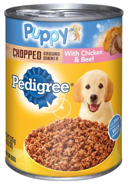 Dinner With Chicken, Pedigree Dog Food, Puppy Formula, Chicken And Beef, Pedigree Dog, Basic Dog Training, Canned Dog Food, Wet Dog, Complete Nutrition