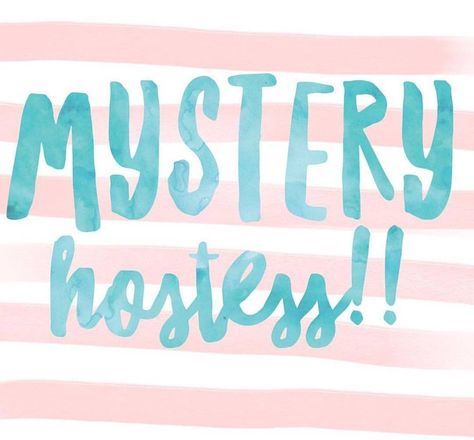 Mystery Hostess Party, Usborne Books Party, Zyia Activewear, Mystery Hostess, Plunder Design Jewelry, Pampered Chef Consultant, Book Corner, Hostess Rewards, Tastefully Simple