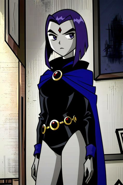 Teen Titans Raven, Raven Costume, Titans Raven, Raven Teen Titans Go, Raven Fanart, Raven Cosplay, Original Teen Titans, White Raven, Teen Titans Fanart