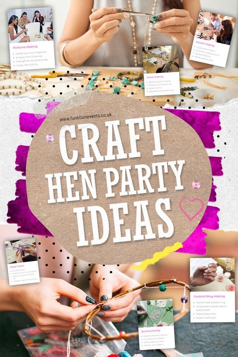 If you're in search of a unique and enjoyable experience for your hen do, your search ends here! We provide a diverse selection of fabulous crafty hen party ideas that are sure to bring you joy👩🏽‍🎨 From the art of perfume making to garter making, these activities are perfect for every member of your bridal party🙌🏽 #crafthenparty #henpartyideas #hendoideas #henparty #hendo #craftyideas #bachelorettepartyplanning Hen Party Ideas Activities, Hen Do Ideas, Party Ideas Activities, Hen Party Ideas, Sophisticated Lady, Perfume Making, Hen Do, Party Activities, Hen Party