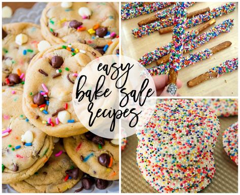 Easy Bake Sale Ideas, Kids Bake Sale, Bake Sale Sign, Bake Sale Cookies, Fall Bake Sale, Bake Sale Desserts, Bake Sale Treats, Bake Sale Packaging, Bake Sale Recipes