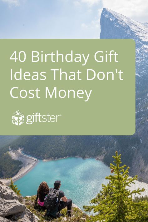 Some of the best gifts you can give are free. Here are 40+ ideas of birthday gifts you can give without spending a whole lot of money. Free Birthday Present Ideas, Free Birthday Gift Ideas, No Money Birthday Ideas, Shopping Spree Birthday Gift, Budget Birthday Gifts, Birthday Money Gifts For Men, 40th Birthday Money Gift Ideas, Cash Gifts For 16th Birthday, Bday Money Ideas Cash Gifts