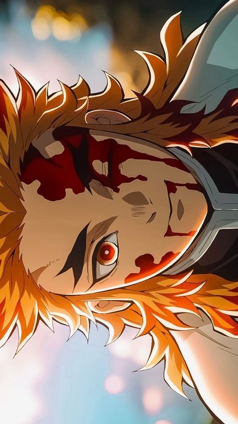 Rengoku Kyoujurou, Rengoku Kyojuro, Anime Dragon Ball Goku, Demon King Anime, Anime Heaven, Cool Anime Pictures, Anime Character Drawing, Red Eyes, Anime Sketch