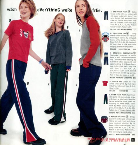 Delia Catalog, 90s Fashion Catalog, Y2k Fashion Outfit, 90s 2000s Fashion, 2000s Clothing, 90s Y2k Fashion, 1990s Fashion, 90s Fashion Outfits, Fashion Catalogue