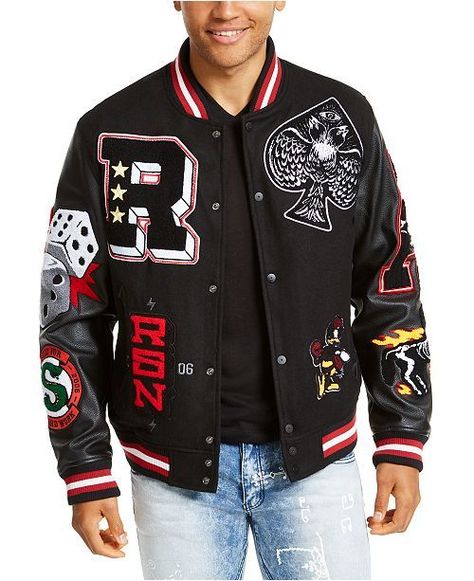 Varsity Jacket Outfit, College Jacket, Leather Varsity Jackets, College Jackets, Mens Outdoor Jackets, Varsity Jackets, Varsity Jacket Men, Letterman Jacket, Big Clothes