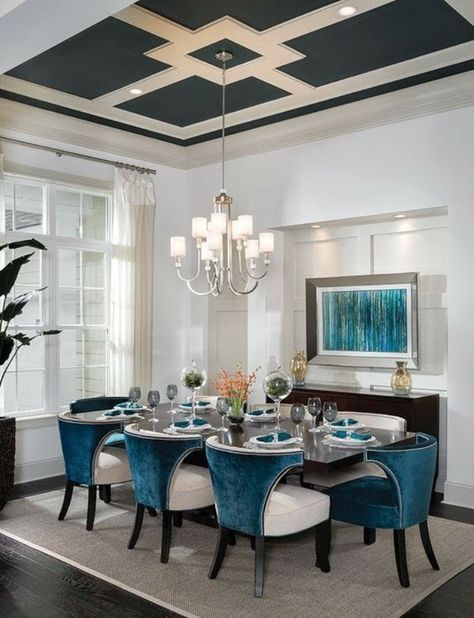 Design Interior Modern, Dining Room Design Modern, Transitional Dining Room, Stylish Dining Room, Luxury Dining Room, Elegant Dining Room, Contemporary Dining Room, Dining Chair Design, Interior Modern