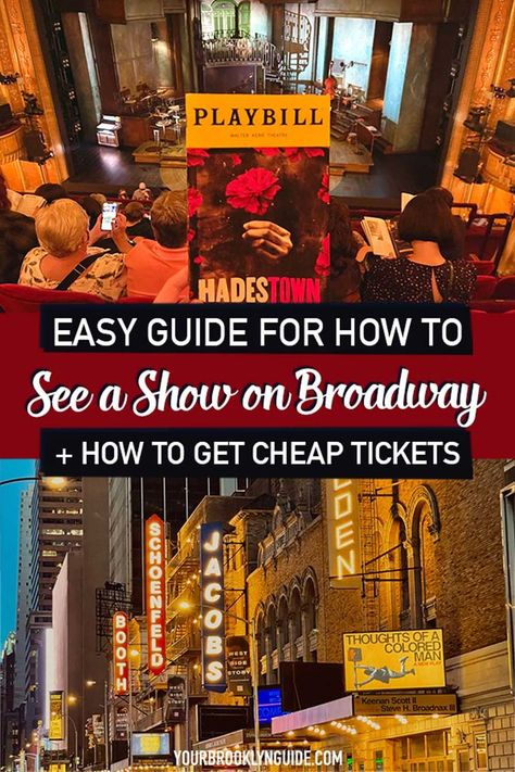 how to see a show on broadway in nyc and how to get cheap broadway tickets in nyc Broadway Shows In New York, Best Broadway Shows Nyc, New York Broadway Outfit, Nyc Broadway Outfit, Broadway Show Nyc, Broadway Show Outfit, New York Tourist Attractions, Hamilton On Broadway, Nyc Tips