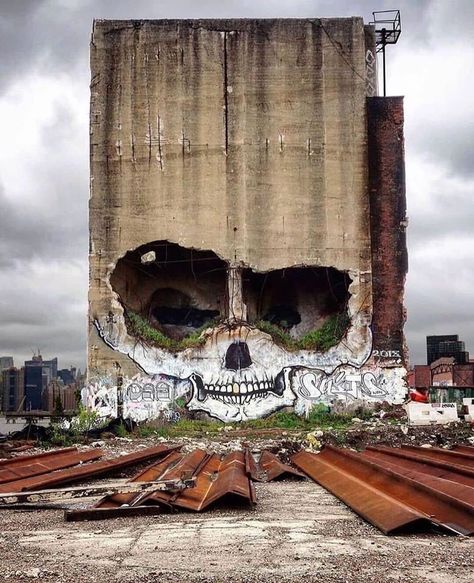 Street Art News, Street Art Photography, 3d Street Art, Graffiti Murals, Graffiti Characters, Abandoned Buildings, Street Art Graffiti, Street Artists, Abandoned Places