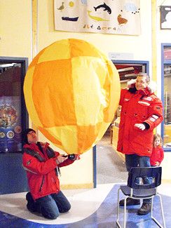 Homemade Hot Air Balloon, Weather Balloon Project, Hot Air Balloon Experiment, Tissue Paper Hot Air Balloon, Egg Parachute Experiment, Parachute Science Experiment, Hot Air Balloon Science, Self Inflating Balloon Science Project, Balloon Experiment