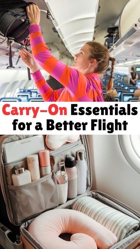 Long Flight Must Haves, Carry On Must Haves, Plane Must Haves, Essentials For Long Flights, Long Flight Essentials, Flight Hacks, Long Haul Flight Essentials, Airplane Carry On, Travel Hacks Airplane