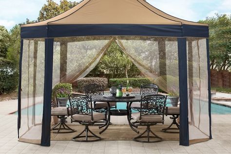 Stay shaded outside this summer with one of these great canopy options. Outdoor Cooking Spaces, Enjoy Your Trip, Best Tents For Camping, Snow And Rain, Backyard Gazebo, Gazebo Canopy, Camping Lanterns, Family Handyman, Pop Up Tent