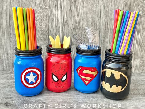 Marvel Painting Ideas, Kids Centerpieces, Marvel Birthday Party, Centerpiece Party, Marvel Party, Avenger Birthday Party, Spiderman Birthday Party, Avengers Party, Spiderman Party