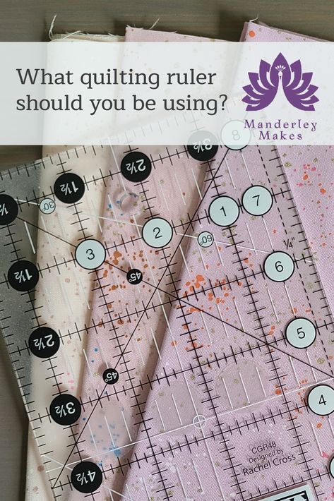 Manderley Makes shares the inside scoop on what quilting rulers every quilter should have. Sewing Rulers, Beginning Quilting, Start Quilting, Quilting Notions, Stitch Shop, Quilting Rulers, Half Square Triangles, Free Quilting, Quilting Tips