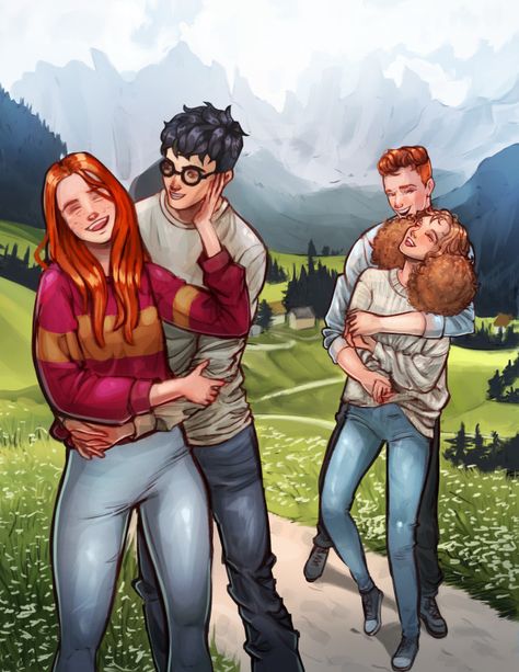 Modern Family Fanart, Harry Potter X Ginny Weasley Fanart, Harry Potter Fan Art Hinny, Harry And Ginny Fan Art Comics, Harry Potter Fan Art Ginny, Hermione Granger Fanart, Harry Potter And Ginny Weasley Pregnant Fan Art, Harry Potter Ginny, Harry Potter Next Generation