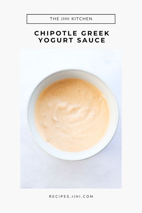 This creamy Chipotle Greek Yogurt Sauce brings bold, smoky flavor to any dish. Made with Greek yogurt and chipotle peppers, it’s packed with protein and probiotics, supporting gut health and providing a spicy kick. Perfect as a dip, spread, or topping, it’s a quick and healthy way to elevate your meals. https://recipes.jihi.com/recipe/chipotle-greek-yogurt-sauce/ Greek Yogurt Quesadilla Sauce, Chipotle Sauce With Greek Yogurt, Greek Yogurt Spicy Sauce, Mexican Yogurt Sauce, Greek Yogurt Yum Yum Sauce, Chipotle Greek Yogurt Sauce, Greek Yogurt Chipotle Sauce, Sauces With Greek Yogurt, Greek Yogurt Taco Sauce