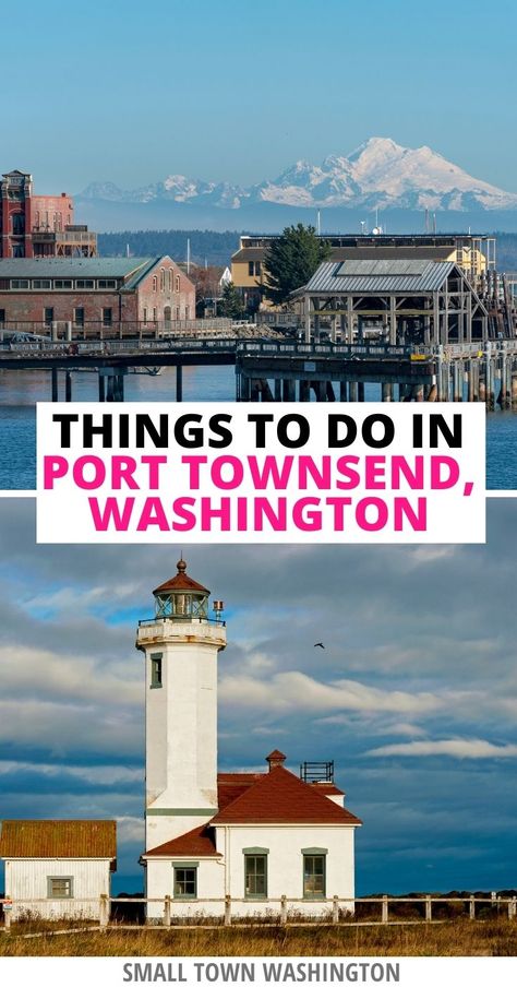 Planning to visit Port Townsend, Washington? Here are all the best things to do in Port Townsend! what to do in Port Townsend | Port Townsend Glass Beach | Port Townsend Washington Restaurants | Port Townsend WA Beach | Port Townsend Washington houses | Port Townsend photography spots | Port Townsend lighthouse | Fort Worden State Park | Fort Worden castle | Fort Wooden Washington | Port Townsend WA things to do | Washington State travel tips | where to go in Washington | Washington towns Port Townsend Washington Things To Do, Washington Towns, Travelling Usa, Castle Fort, Port Townsend Washington, United States Road Trip, Washington Trip, Washington Houses, West Coast Travel