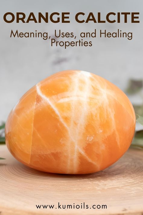 Uncover the secrets of this gemstone, Orange Calcite's meaning, uses, and healing benefits in our in-depth article. Transform your energy and wellness today. Orange Calcite Meaning, Calcite Meaning, Crystal Meanings Charts, Crystals Healing Properties, Orange Stone, Crystals Healing, Orange Calcite, Crystal Meanings, Young Living Essential Oils