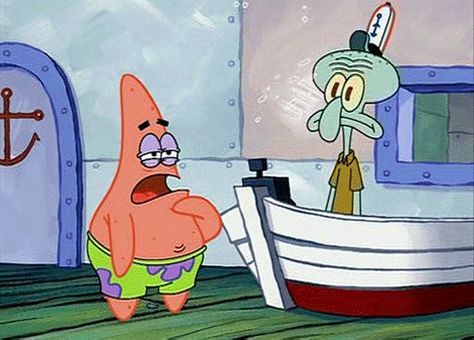 People saying they’re ready to order when they are soooo not. | Community Post: 23 Things All Servers Will Understand |  EVERYTHING ABOUT THIS FEED!!!! Spongebob And Patrick, Squidward Tentacles, Spongebob Funny, Patrick Star, Spongebob Memes, Cartoon Gifs, Work Memes, Relationship Memes, Work Humor