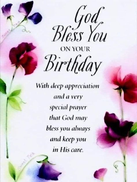 God Bless You On Your Birthday, Happy Birthday Prayer Inspirational, Happy Birthday God Bless You, Happy Birthday Senior, Blessed Birthday Quotes, Birthday Prayer Wishes, Happy Birthday Blessings, Happy Blessed Birthday, Happy Birthday Prayer