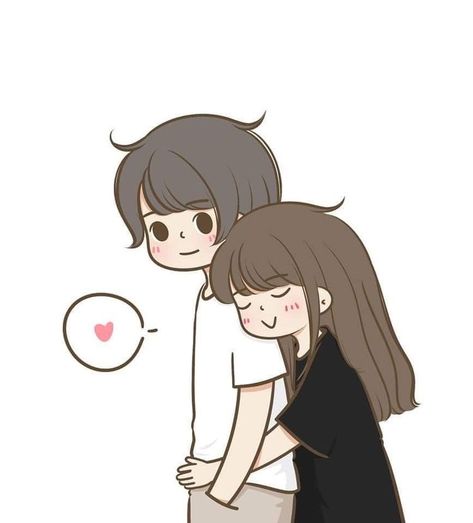 Love Cartoons, Cute Couple Cartoon, Cute Love Cartoons, Couple Cartoon, Couple Art, Point Of View, Cute Cartoon Wallpapers, Group Chat, Cute Love