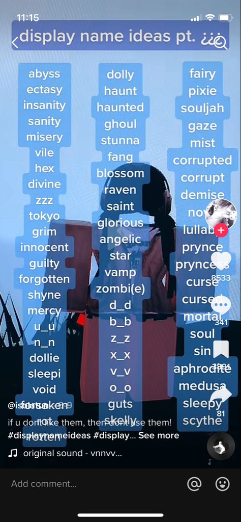 Discord Usernames Aesthetic, Cool Y2k Usernames, Roblox Display Name Ideas Aesthetic, Roblox Display Names Ideas Emo, Pc Names Ideas, Aesthetic Discord Display Names, Username Ideas For Roblox Boy, Rblx Username Ideas, Funny Roblox Display Name Ideas