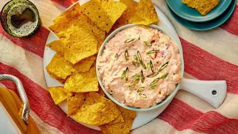 Make Waves With This Crowd-Pleasing Boat Dip — Southern Living Boat Dip, Creamy Crab Dip, Toast Points, Chicken Popcorn, Breakfast Party Foods, Celery Sticks, Easy Dinner Casseroles, Easy Dip, Creamy Crab