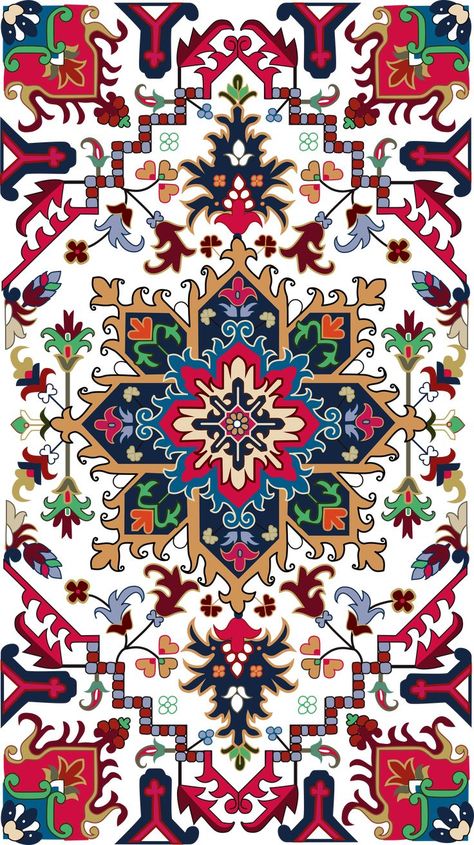 Azerbaijan Art, Kani Design, Geometrical Border, Baroque Border, Png Motifs, Persian Rug Designs, Persian Art Painting, Persian Miniature, Geometric Pattern Art