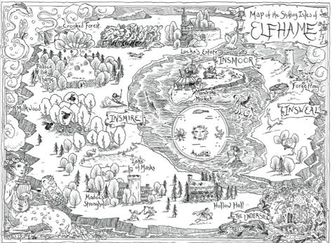 Map Prince Poster, Maps Aesthetic, Queen Of Nothing, Fantasy World Map, Holly Black, Fantasy Map, Fantasy Aesthetic, Illustrated Map, Fan Book