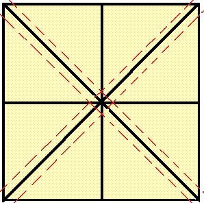 Half-Square Triangle Shortcut - makes 8 HSTs, and the edges are NOT on the bias, so they are less likely to stretch and distort! Half Square Triangle Quilts Pattern, Triangle Quilt Pattern, Feeding Baby, Fabric Dyeing, Baby Foods, Half Square Triangle Quilts, Quilt Block Patterns Free, Quilt Square Patterns, Quilt Care