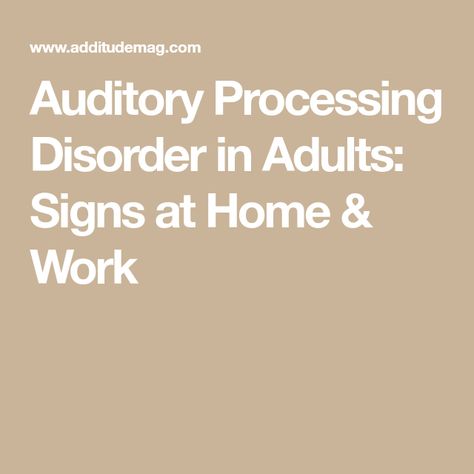 Apd Auditory Processing Disorder, Auditory Processing Disorder Adults, Auditory Processing Disorder Activities, Language Processing Disorder, Auditory Processing Disorder, Learning Disorder, Meaningful Sentences, Auditory Processing, Sensory Overload