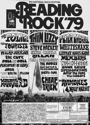 Reading Festival, Vintage Concert Posters, Music Concert Posters, Rock Band Posters, Vintage Music Posters, Music Flyer, Bruce Dickinson, Rock Festival, Peter Gabriel