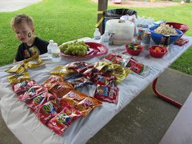 Party Food At The Park, Party At The Park Food, Birthday Parties At The Park, Birthday Party At The Park Food Ideas, Park Birthday Activities, Outside Park Birthday Party Ideas, Birthday At Park Ideas, Food For Park Birthday Party, Easy Park Birthday Party Food