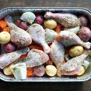 Herb-Roasted Chicken and Vegetables - The Seasoned Mom Best Freezer Meals, Freezer Dinners, Freezer Friendly Meals, Freezable Meals, Freezer Meal Planning, Make Ahead Freezer Meals, Crock Pot Freezer, Meal Train Recipes, Healthy Freezer Meals