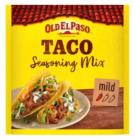 El Paso Taco Seasoning Recipe, Old El Paso Taco Seasoning Recipe, Taco Salsa, Taco Seasoning Mix Recipe, Crunchy Tacos, Crunchy Taco Shells, Mexican Feast, Taco Seasoning Mix, Taco Seasoning Recipe