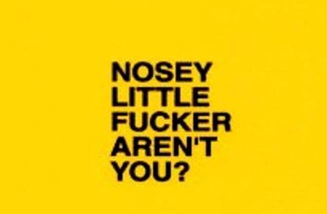 Well....aren't you...? You're here...instead of there...or somewhere..byeeee Nosey People Quotes, Nosey People, Out Of Office Message, Own A Business, Minding Your Own Business, Get A Life, Out Of Office, Favorite Words, Know Who You Are