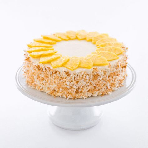 It’s Friday. Finally Friday! We’re ready to take a bite out of our PIÑA COLADA CAKE—are you? Pina Colada Cake Recipe, Ambrosia Cake, Pina Colada Cake, America's Test Kitchen Recipes, Vanilla Buttercream Frosting, Buttercream Frosting Recipe, Weekend Meals, Angel Cake, Kitchen Recipe