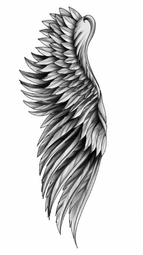 Wing Leg Tattoo, Wing Tattoo Men Arm, Angel Wings Tattoo Stencil, Forearm Wing Tattoo, Wing Tattoo Arm, Side Back Tattoos, Arm Wings, Wing Ideas, Eagle Wing Tattoos