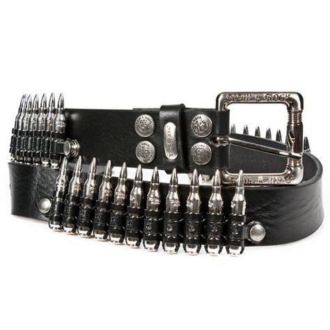 80's Metal New Rock Bullet Belts.....\m/  The perfect way to display your Heavy Metal credentials in places and situations that may not permit one of our standard bullet belts  Get yours from us at www.newrockbristol.co.uk  Where Heavy Metal Lives! Layered Belts Emo, Metalhead Belt, Glam Rock Belt, Y2k Studded Belt, Emo Studded Belt, Bullet Belt, New Rock Boots, Rock Boots, Biker Jewelry