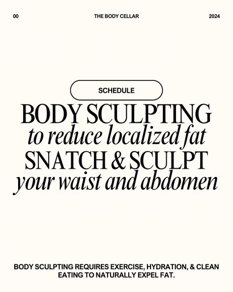 THREE REASONS BODY SCULPTING DOESN’T WORK ↓ 😔😢🥹 1. YOU ARE NOT HYDRATING You can have the best sculptor, she can have the best machines, & the best technique but if you are dehydrated your body WILL NOT expel that fat. ✨Body Sculpting is mostly a technology that is created to affect your fat cells, but at the end of the day it is non-invasive so unless you do your part to stimulate your lymphatic system & flush your body you will not see great results! 2. Your technician isn’t using the... Body Sculpting Benefits, Non Invasive Body Sculpting, Body Sculpting Aesthetic, Body Contouring Aesthetic, Body Sculpting Quotes, Body Sculpting Room Ideas, Wood Therapy Body Sculpting Benefits, Wood Therapy, Dreams Spa