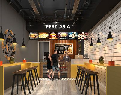 Small Take Out Restaurant Design, Small Fast Food Shop Interior Design, Fast Food Restaurant Design Ideas, Burger Cafe Interiors, Small Pizza Restaurant Design, Eatery Interior Design, Counter Design Cafe, Small Cafeteria Design, Food Shop Interior Design