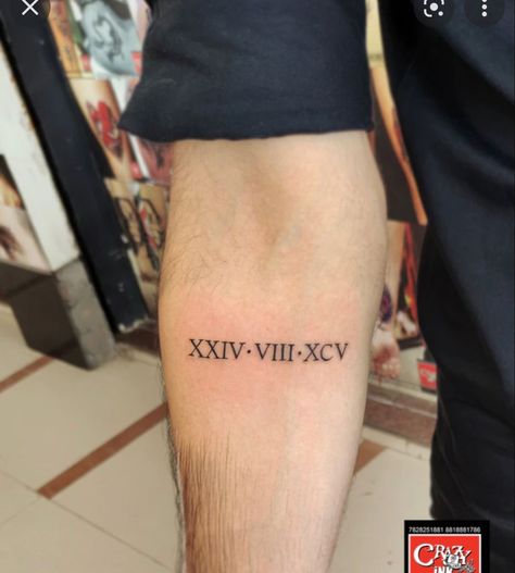 Roman Letter Tattoo, Boys Tattoo Hand, Roman Letters Tattoo, Roman Numeral Tattoo Men, Nice Tatoos, Boys Tattoo, Roman Letters, Tattoo Catalog, Hippie Tattoo