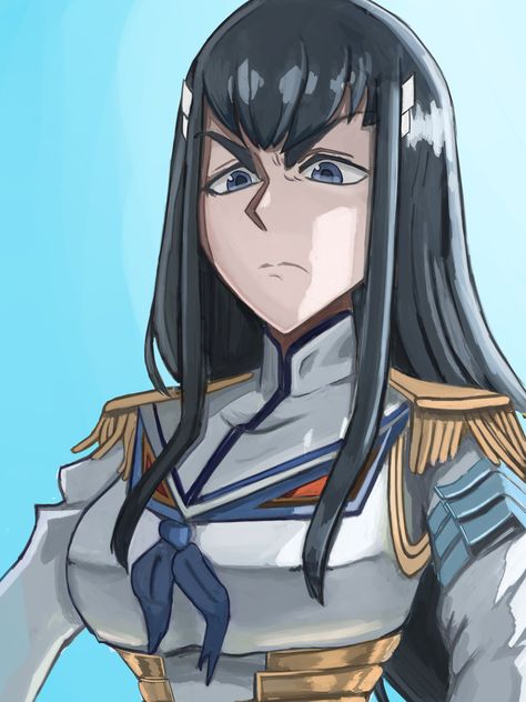 Kiryuuin Satsuki, Satsuki Kiryuin, Kill La Kill, Big Family, Girl Cartoon, Drawing Reference, Anime Wallpaper, Princess Zelda, Zelda Characters