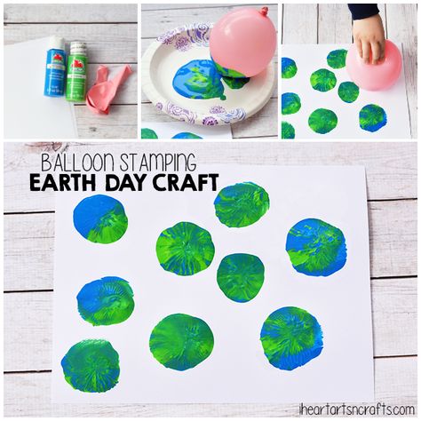 Earth Day Craft, Arts N Crafts, Earth Activities, Earth Day Projects, Earth Craft, Recycled Crafts Kids, Kindergarten Art Projects, Earth Book, Toddler Art Projects