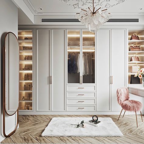 Organization Wardrobe, Bistro Design, Wardrobe Aesthetic, Bedroom Built In Wardrobe, Dream Closet Design, Walk In Closet Design, Closet Design Layout, Wardrobe Door Designs, Luxury Closets Design